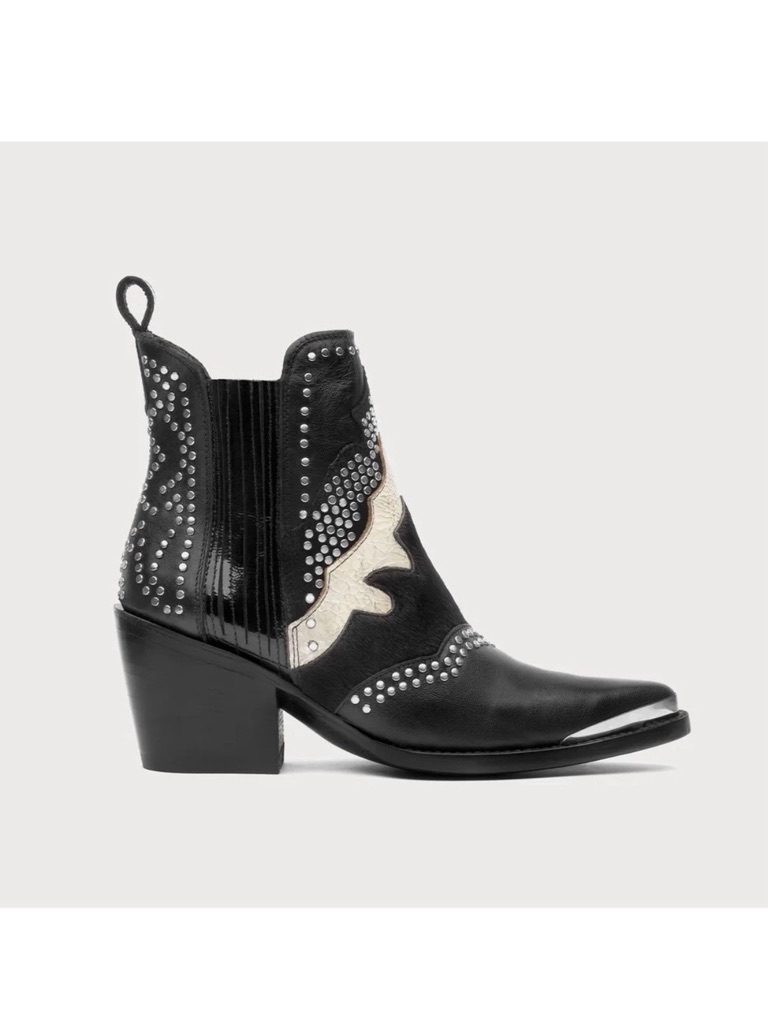 Mezcalero Chiara Black Leather Boots